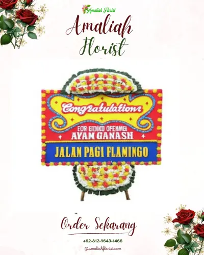 Bunga Papan Congratulation di Putukrejo